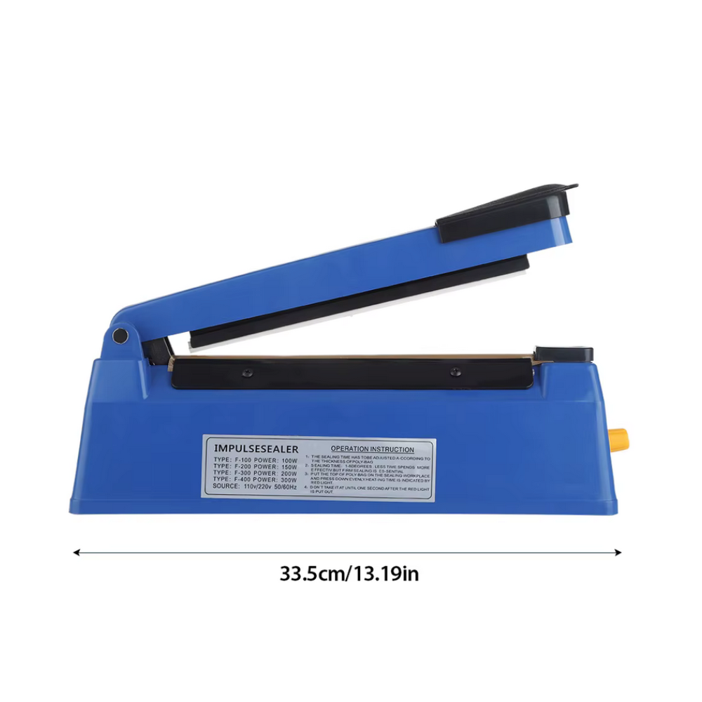 Soudeuse 100/200 mm – thermoscelleuse compacte réglable à impulsion - Conservationsousvide