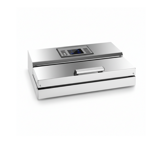 Machine sous vide alimentaire 290W | double pompe – châssis inox - Conservationsousvide