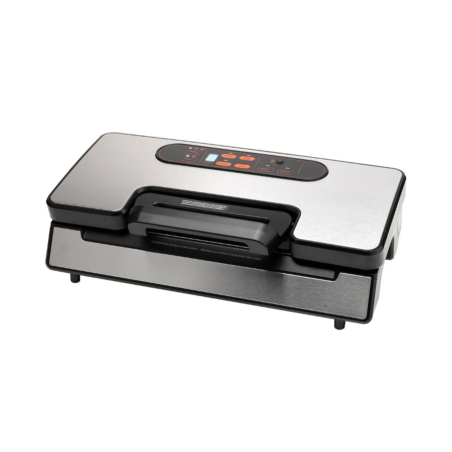 Machine sous vide 130W inox -0,9 bar – 10 sacs + 2 rouleaux inclus