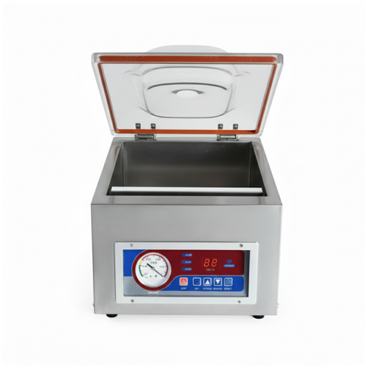 Machine sous vide à cloche | pompe 4 m³/h – chambre inox - Conservationsousvide