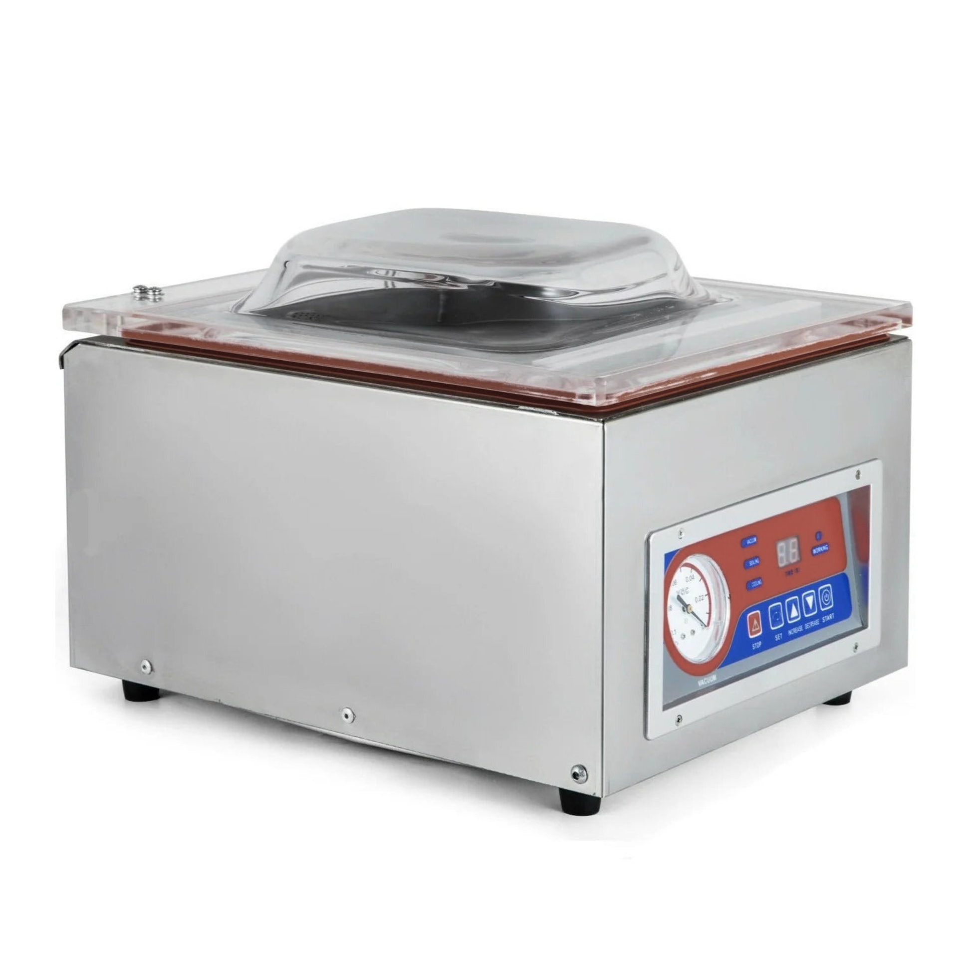 Machine sous vide à cloche | pompe 4 m³/h – chambre inox - Conservationsousvide