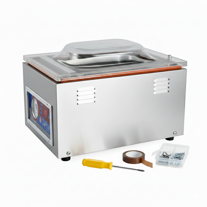 Machine sous vide à cloche | pompe 4 m³/h – chambre inox - Conservationsousvide