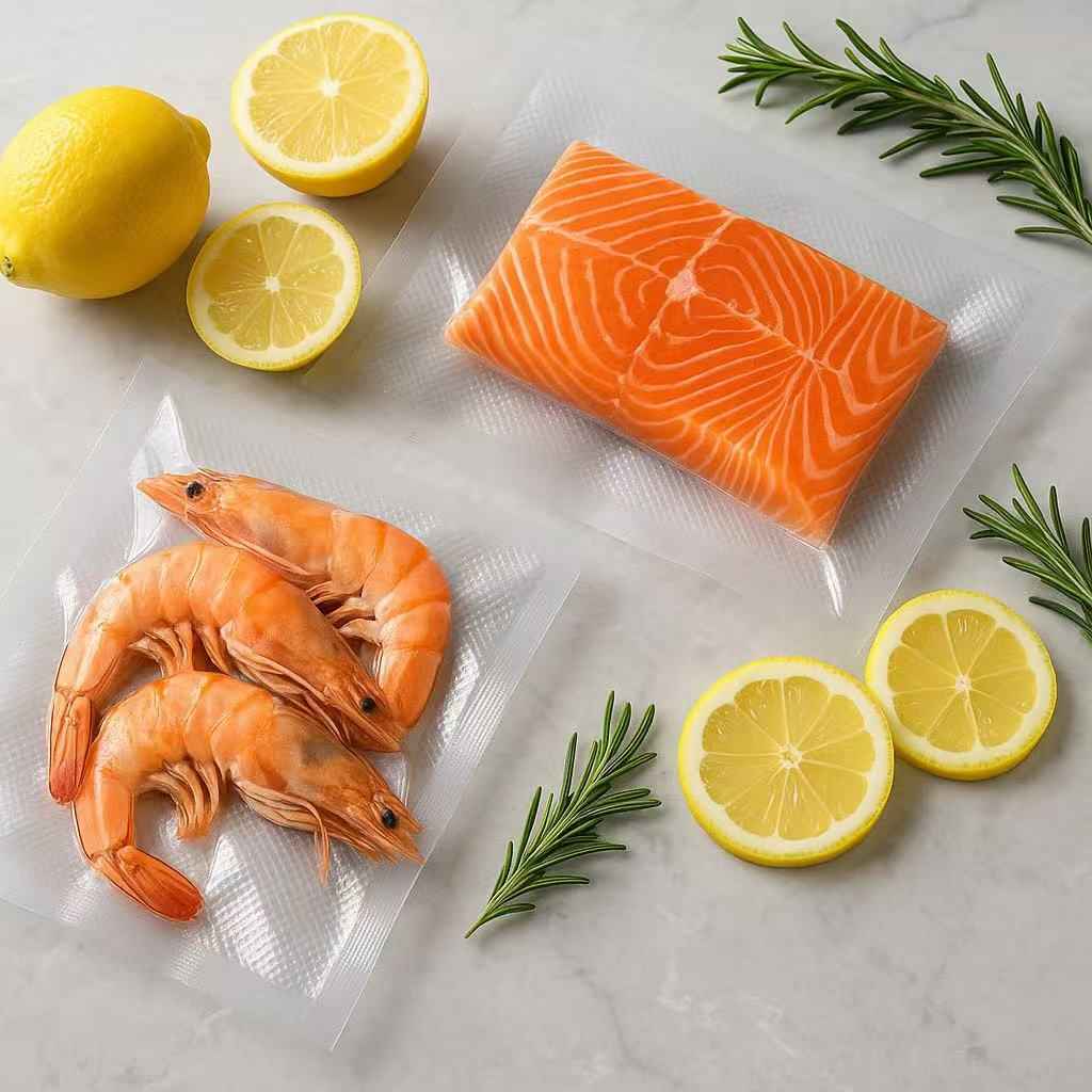 Lot de 5 rouleaux sous vide gaufrés 28 cm – Conservation & cuisson