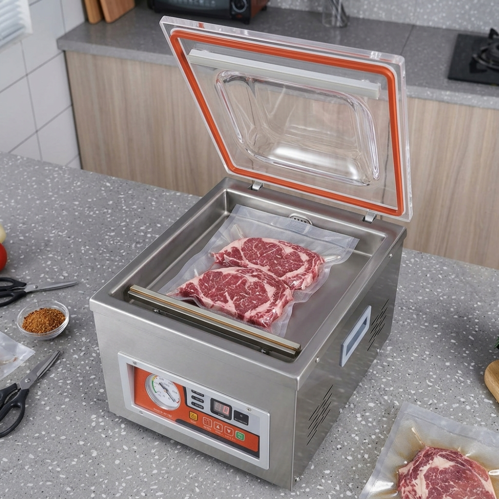 Machine sous vide en situation