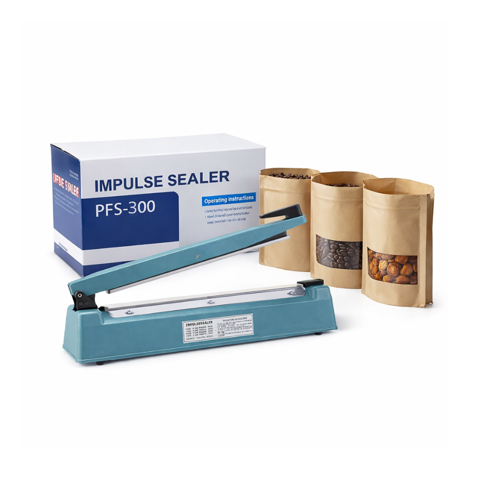 Soudeuse à impulsion 300/400 mm – thermoscelleuse manuelle 3 ou 8 mm - Conservationsousvide