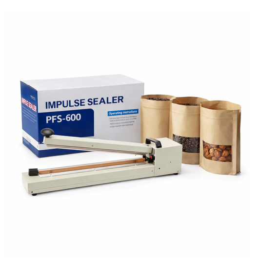 Soudeuse à impulsion manuelle 600 mm – 750W – thermoscelleuse réglable - Conservationsousvide
